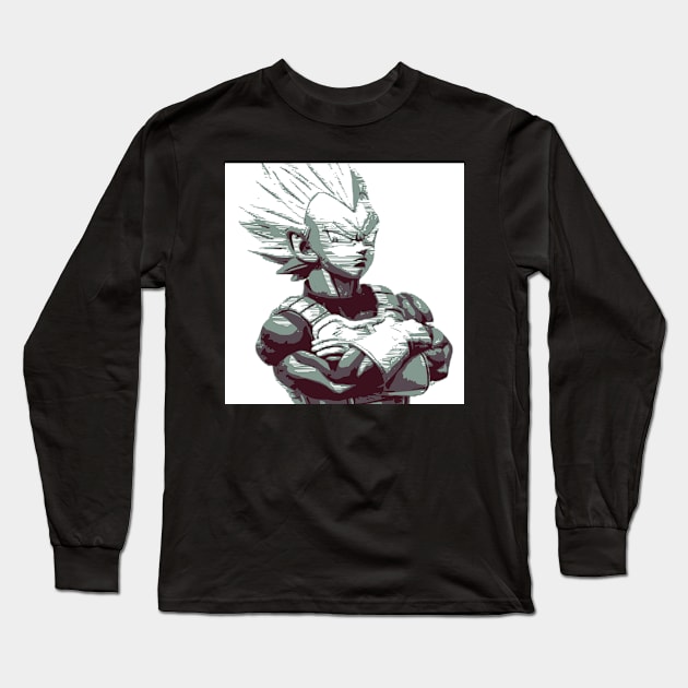 ssj vegeta Long Sleeve T-Shirt by BarnawiMT